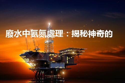 廢水中氨氮處理：揭秘神奇的氨氮轉(zhuǎn)化術(shù)！